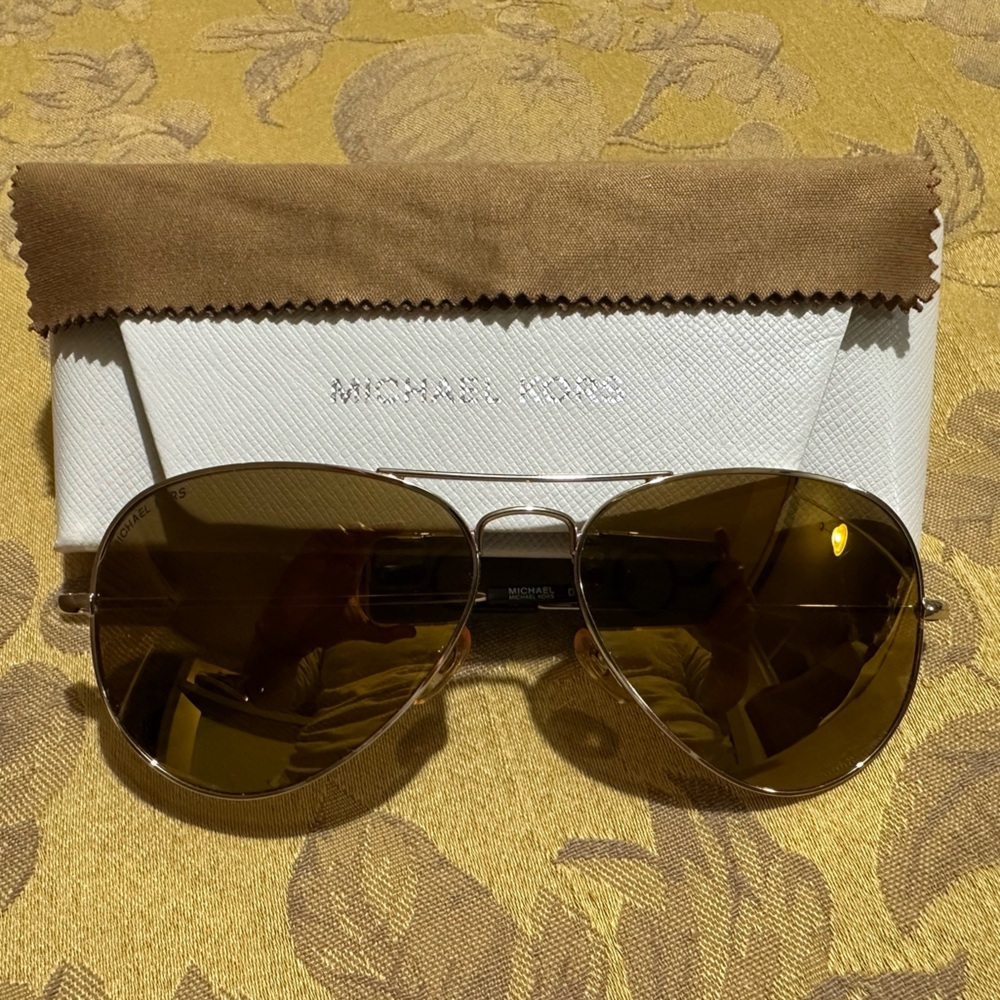 Michael Kors Women's Gold Sunglasses